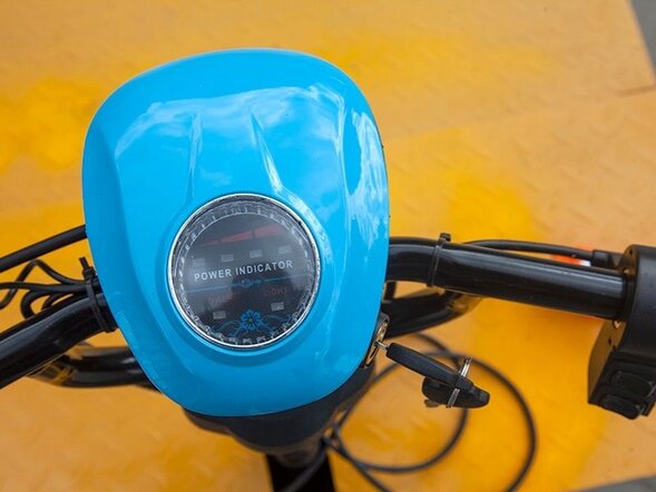 Платформенная электрическая тележка RuTrike ПЛИТА БУКСИР 1200